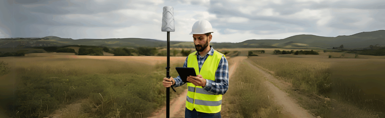 Scopri come fare rilievi catastali precisi con il GPS: guida pratica, tecnologia RTK e vantaggi di ProTRACK, anche senza Internet.