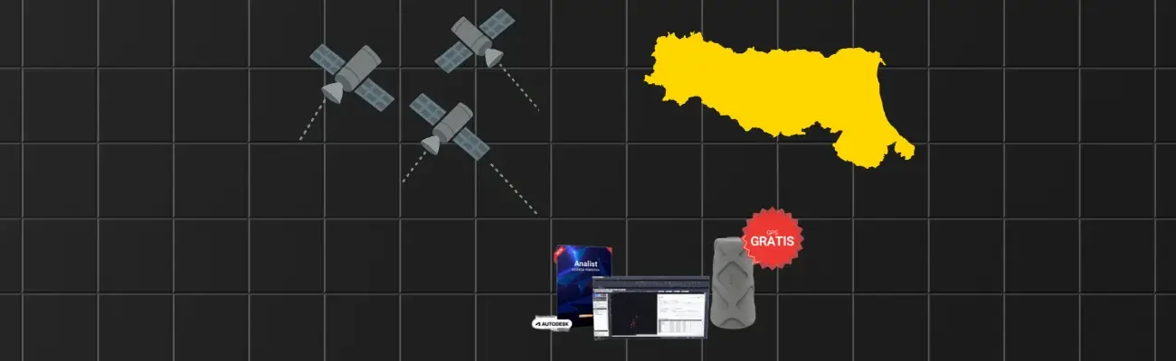 La Regione Emilia-Romagna non ha una rete GNSS pubblica, ma ti spiegheremo quali reti puoi usare per lavorare comunque con precisione.