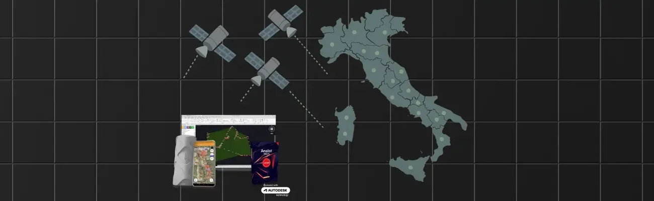 Scopri cos'è una rete GNSS regionale, come migliora la precisione dei rilievi e come accedere al servizio nella tua Regione. Guida pratica e aggiornata.